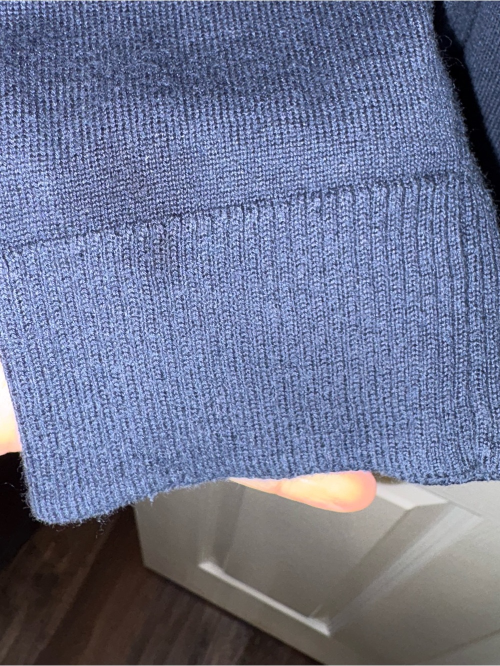 Amazon Essentials Navy Open-Front Cardigan Sweater - Picture 3 of 5